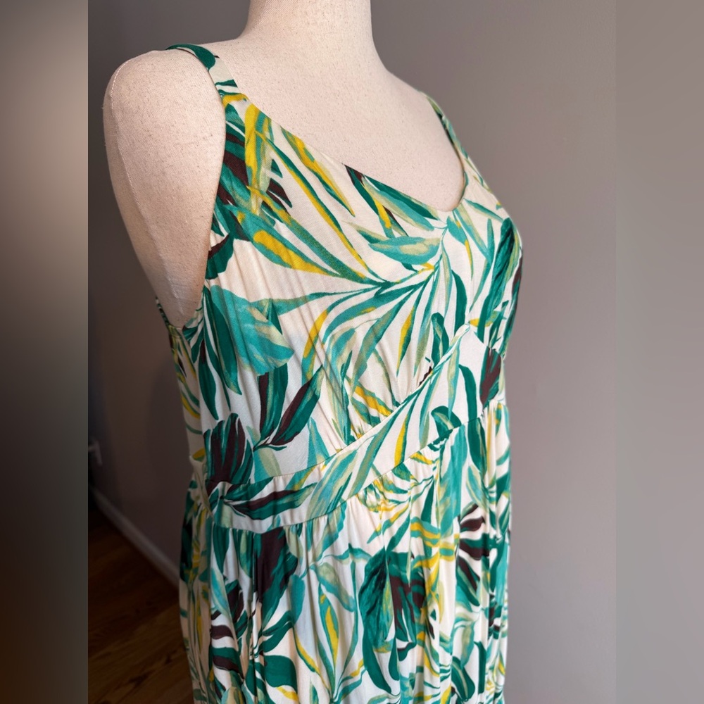 NWT Torrid Super Soft Tropical Print Midi Dress - Torrid Size 3 (22-24, 3X) - Picture 9 of 16